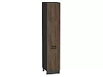 Шкаф пенал с 2-мя дверцами Флэт Brown Casella Oak 2S/Graphite 2132*400*574