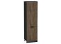 Шкаф пенал с 2-мя дверцами Флэт Brown Casella Oak 2S/Graphite 2132*600*574