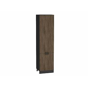 Шкаф пенал с 2-мя дверцами Флэт Brown Casella Oak 2S/Graphite 2336*600*574