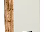 Шкаф пенал с 2-мя дверцами Флэт Cashmere In 2S/Дуб Вотан 2132*400*574