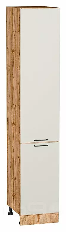 Шкаф пенал с 2-мя дверцами Флэт Cashmere In 2S/Дуб Вотан 2132*400*574