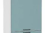 Шкаф пенал с 2-мя дверцами Флэт Grey-green In 2S/Белый 2132*600*574