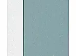 Шкаф пенал с 2-мя дверцами Флэт Grey-green In 2S/Белый 2132*400*574