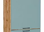 Шкаф пенал с 2-мя дверцами Флэт Grey-green In 2S/Дуб Вотан 2336*600*574