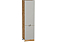 Шкаф пенал с 2-мя дверцами Флэт Light Grey In 2S/Дуб Вотан 2336*600*574
