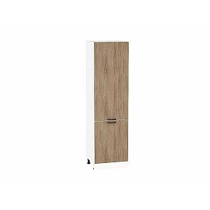 Шкаф пенал с 2-мя дверцами Флэт Natural Casella Oak 2S/Белый 2132*600*574