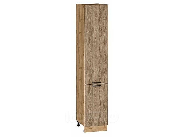 Шкаф пенал с 2-мя дверцами Флэт Natural Casella Oak 2S/Дуб Вотан 2132*400*574