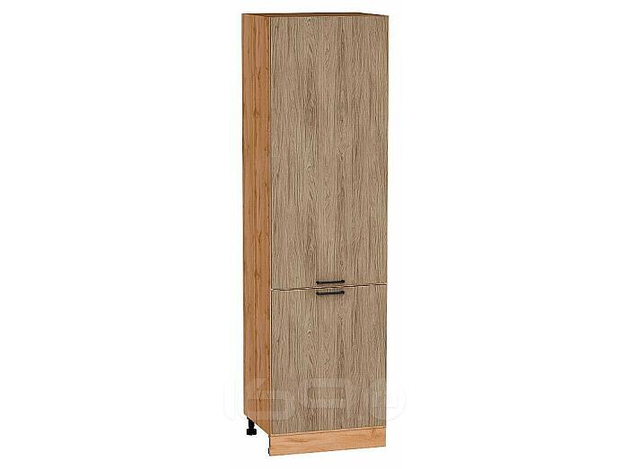 Шкаф пенал с 2-мя дверцами Флэт Natural Casella Oak 2S/Дуб Вотан 2132*600*574