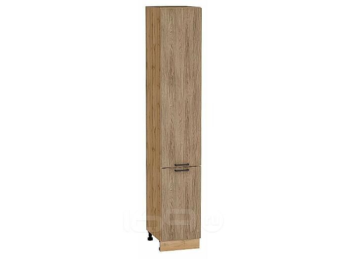 Шкаф пенал с 2-мя дверцами Флэт Natural Casella Oak 2S/Дуб Вотан 2336*400*574