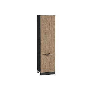 Шкаф пенал с 2-мя дверцами Флэт Natural Casella Oak 2S/Graphite 2336*600*574