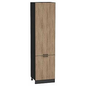 Шкаф пенал с 2-мя дверцами Флэт Natural Casella Oak 2S/Graphite 2336*600*574