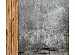 Шкаф пенал с 2-мя дверцами Флэт Temple Stone 2S/Дуб Вотан 2132*600*574