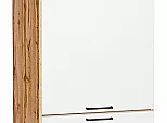 Шкаф пенал с 2-мя дверцами Флэт White In 2S/Дуб Вотан 2132*600*574