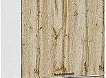 Шкаф пенал с 2-мя дверцами Флэт Wotan Oak 2S/Белый 2132*600*574