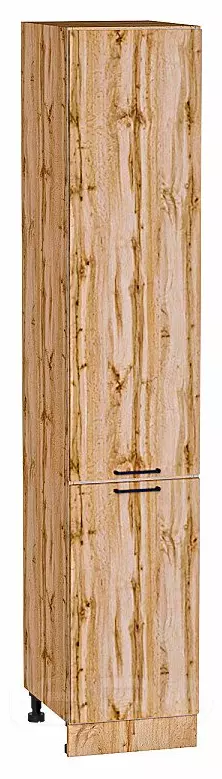 Шкаф пенал с 2-мя дверцами Флэт Wotan Oak 2S/Дуб Вотан 2132*400*574