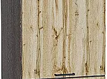 Шкаф пенал с 2-мя дверцами Флэт Wotan Oak 2S/Graphite 2132*600*574