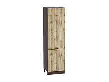 Шкаф пенал с 2-мя дверцами Флэт Wotan Oak 2S Венге | 60 см