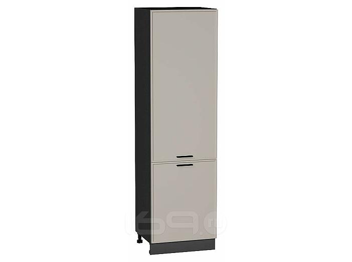 Шкаф пенал с 2-мя дверцами Фрейм Clay Silk/Graphite 2132*600*580