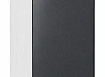 Шкаф пенал с 2-мя дверцами Фьюжн Anthracite Белый 2132*400*576