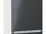 Шкаф пенал с 2-мя дверцами Фьюжн Anthracite Белый 2132*600*576