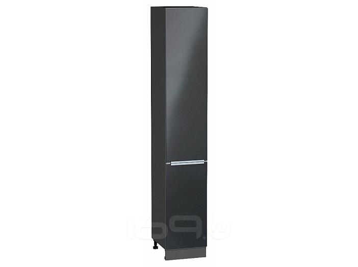 Шкаф пенал с 2-мя дверцами Фьюжн Anthracite Graphite 2336*400*576