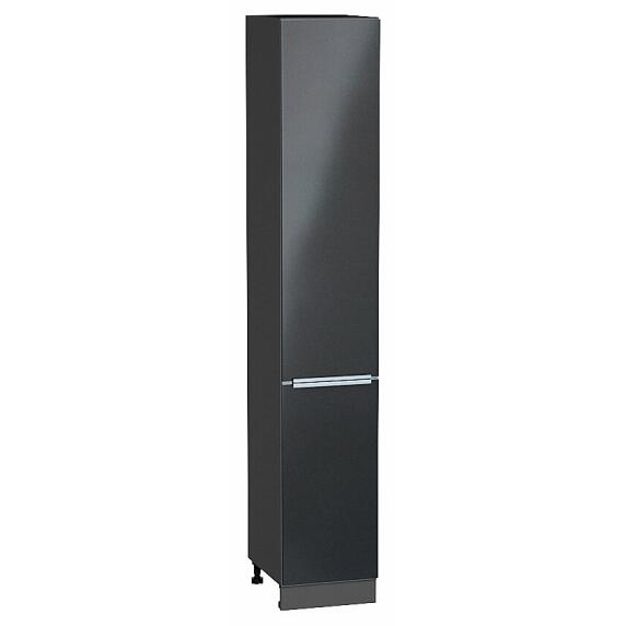 Шкаф пенал с 2-мя дверцами Фьюжн Anthracite Graphite 2336*400*576
