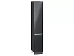 Шкаф пенал с 2-мя дверцами Фьюжн Anthracite Graphite 2336*400*576