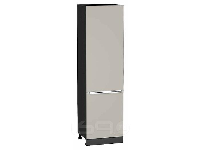 Шкаф пенал с 2-мя дверцами Фьюжн Clay Silk/Graphite 2132*600*576