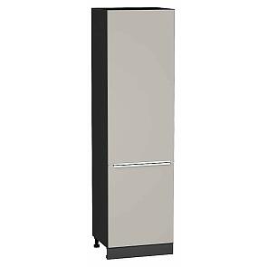 Шкаф пенал с 2-мя дверцами Фьюжн Clay Silk/Graphite 2132*600*576