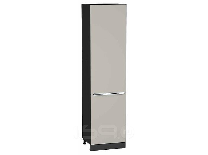 Шкаф пенал с 2-мя дверцами Фьюжн Clay Silk/Graphite 2336*600*576