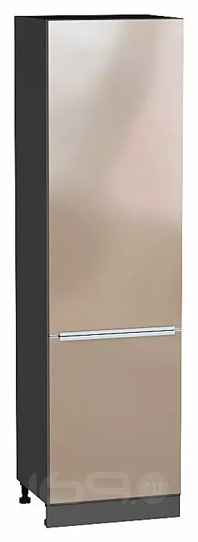 Шкаф пенал с 2-мя дверцами Фьюжн Gallant Graphite 2132*600*576