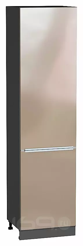 Шкаф пенал с 2-мя дверцами Фьюжн Gallant Graphite 2336*600*576