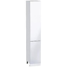 Шкаф пенал с 2-мя дверцами Фьюжн П 400Н (для верхних шкафов высотой 920) Angel-Белый
