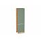 Шкаф пенал с 2-мя дверцами Фьюжн Silky Mint Дуб Вотан 2132*600*576