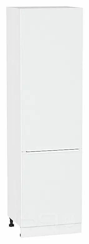 Шкаф пенал с 2-мя дверцами Фьюжн Silky White Белый 2132*600*576