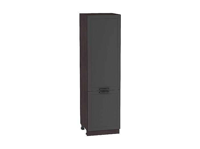 Шкаф пенал с 2-мя дверцами Глетчер 600Н (для верхних шкафов высотой 920) Маренго Силк-Венге