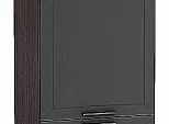 Шкаф пенал с 2-мя дверцами Глетчер Маренго Силк Graphite 2132*600*574