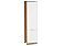 Шкаф пенал с 2-мя дверцами Квадро Белый/Дуб Вотан 2336*600*577