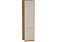 Шкаф пенал с 2-мя дверцами Квадро Кашемир/Дуб Вотан 2336*600*577