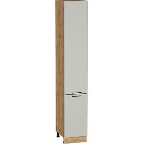 Шкаф пенал с 2-мя дверцами Лайт Special Grey/Дуб Вотан 2336*400*574