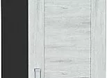 Шкаф пенал с 2-мя дверцами Лофт Nordic Oak/Graphite 2132*400*576