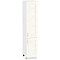Шкаф пенал с 2-мя дверцами Лофт ШП 400Н (для верхних шкафов высотой 920) Nordic Oak-Белый