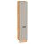 Шкаф пенал с 2-мя дверцами Нео Clay Silk/Дуб Вотан 2132*400*576