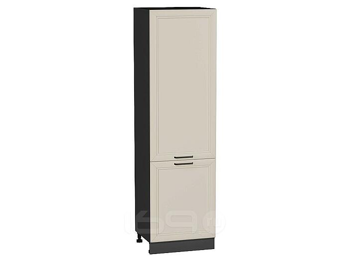 Шкаф пенал с 2-мя дверцами Нео Cream Silk/Graphite 2132*600*576