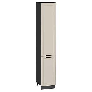 Шкаф пенал с 2-мя дверцами Нео Cream Silk/Graphite 2336*400*576