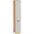 Шкаф пенал с 2-мя дверцами Нео Grey Silk/Дуб Вотан 2336*400*576