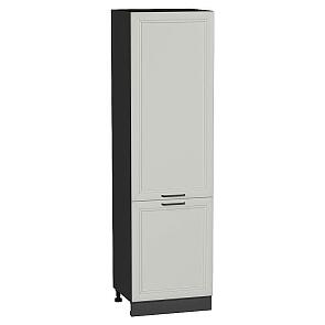 Шкаф пенал с 2-мя дверцами Нео Grey Silk/Graphite 2132*600*576