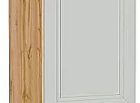 Шкаф пенал с 2-мя дверцами Нео (Каркас П 400) Grey Silk/Дуб Вотан 2132*400*576