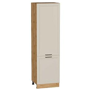 Шкаф пенал с 2-мя дверцами Нео (Каркас П 600) Cream Silk/Дуб Вотан 2132*600*576