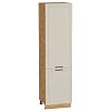 Шкаф пенал с 2-мя дверцами Нео (Каркас П 600Н) Cream Silk/Дуб Вотан 2336*600*576
